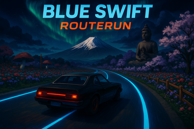 Blue swift wind Image