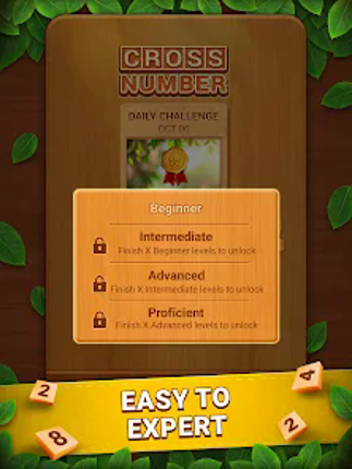 Cross Number: Math Game Puzzle Image