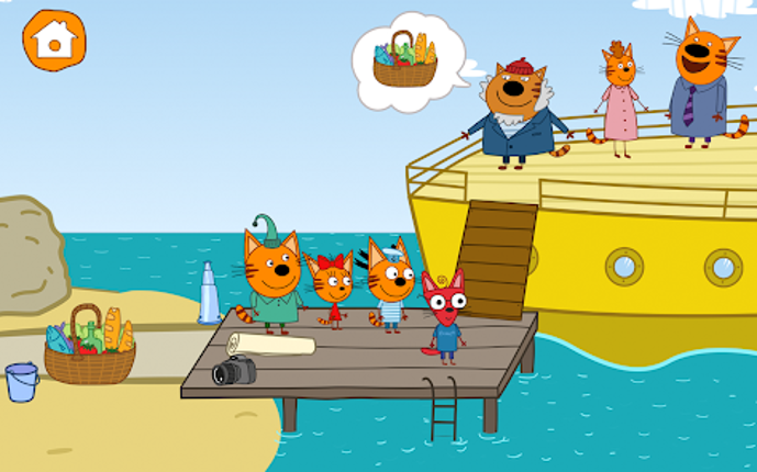 Kid-E-Cats: Sea Adventure Game screenshot