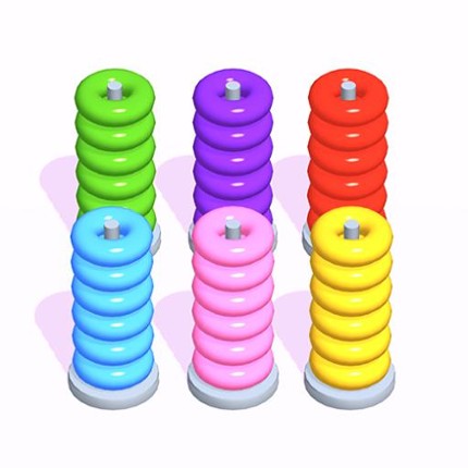 Hoop Stack - Color Puzzle Game Image