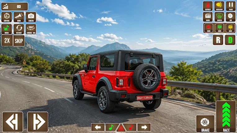 Offroad Mountain Car Driving screenshot