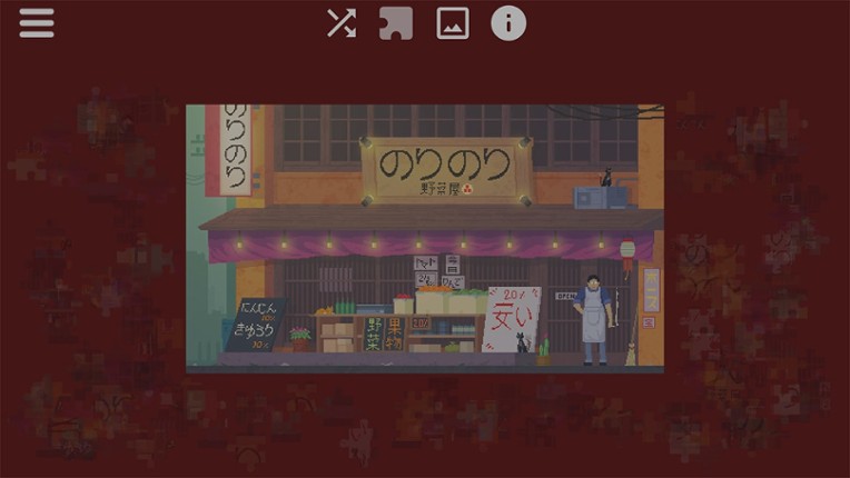 Daylife in Japan: Pixel Art Jigsaw Puzzle screenshot