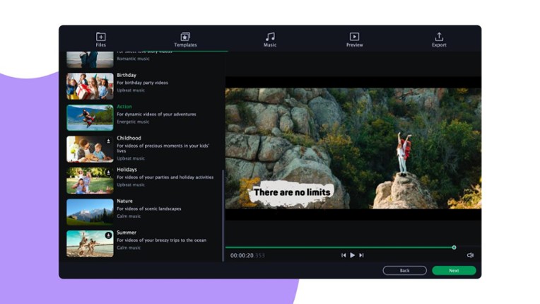 Movavi Slideshow Maker 8 screenshot