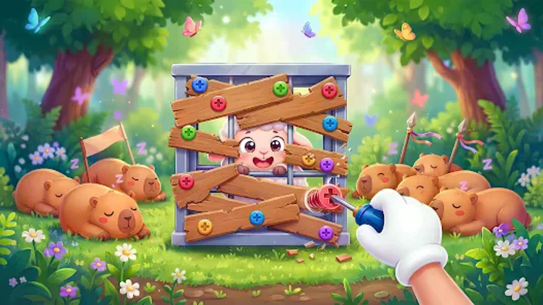 Save Sheep Jam: Unscrew Games Image
