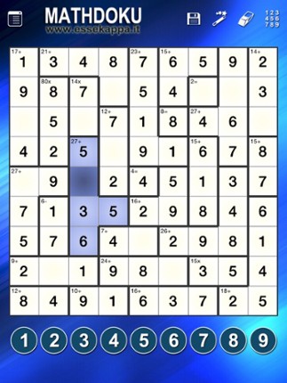 Mathdoku + Calcudoku screenshot