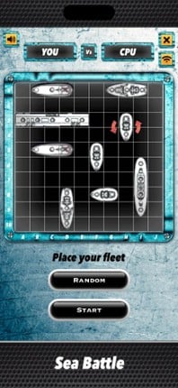 Sea Battle Board Game Image