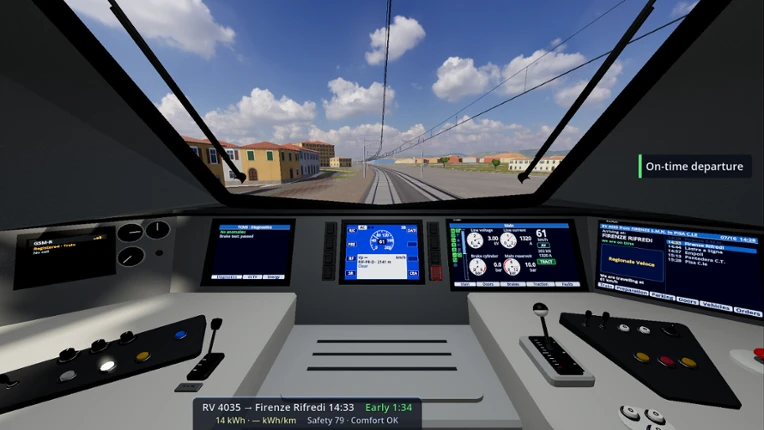 Via Libera: Italian Train Driver Image