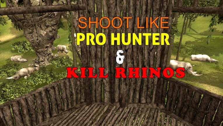 Wild Rhino Hunter Simulator – Hunt down animals in this jungle shooting simulation game screenshot
