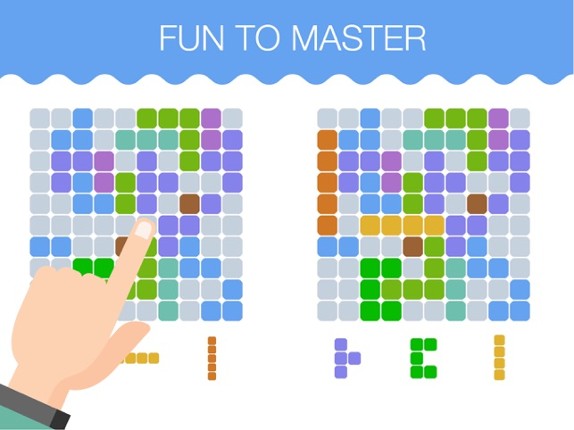 10-10 Colors Block Puzzle Free to Fit : Logic Stack Dots screenshot