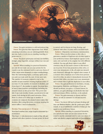 250 Best Magic Items: Harvested, Ritual, and Team-Based Items Image