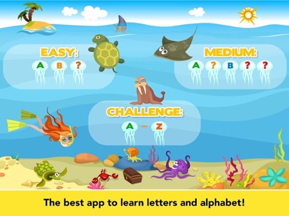 ABC Happy Shark Games for Kids screenshot