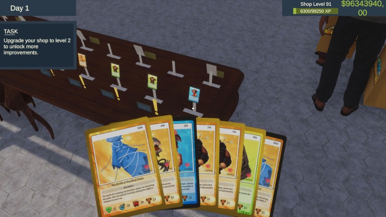 CARD SHOP GAME STORE SIMULATOR screenshot