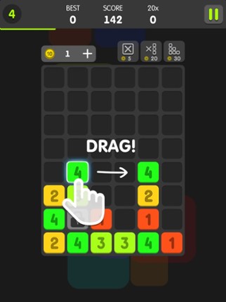 Drag And Merge Puzzle Image