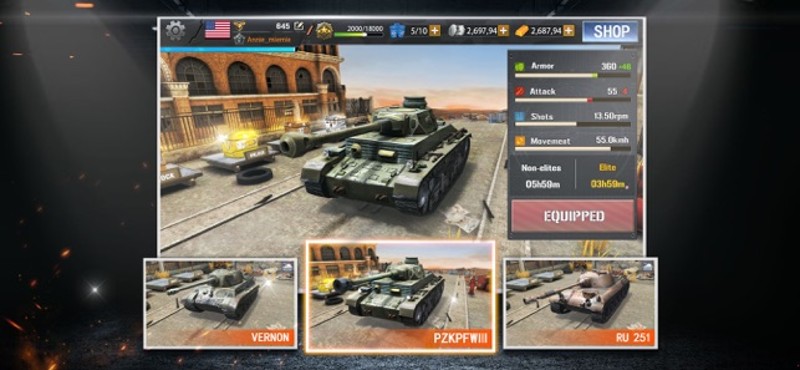 Furious Tank: War of Worlds Image