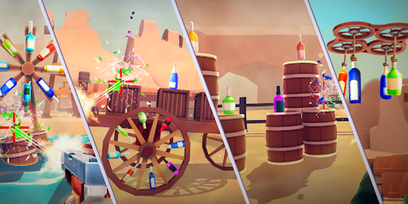 Bottle Shooting Game Image