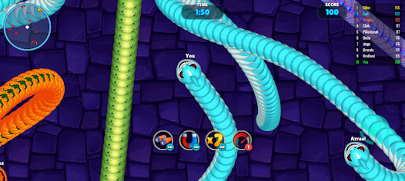 Snake Game - Hungary Worms .io screenshot