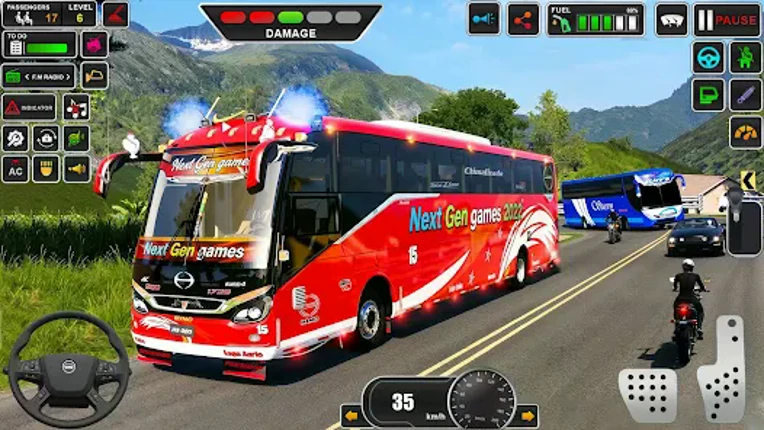 Real Offroad Bus Driving 3D screenshot
