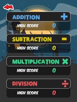 Halloween Math Game 3rd Grade screenshot