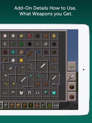 Hunter Weapons Add-On for Minecraft PE: MCPE screenshot