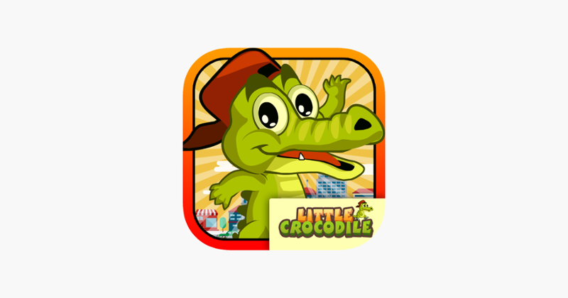 Little Happy Crocodile Run Game Cover