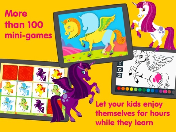 Planet Unicorn - Unicorns Games for Kids & Toddler screenshot