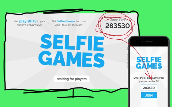 Selfie Games [TV]: Party Game Image