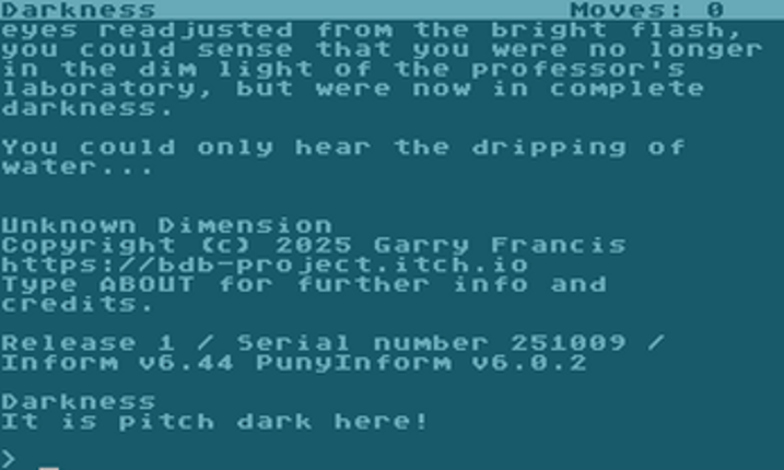 Unknown Dimension screenshot