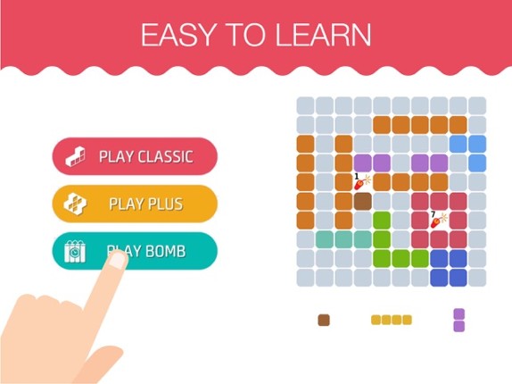 10-10 Colors Block Puzzle Free to Fit : Logic Stack Dots screenshot