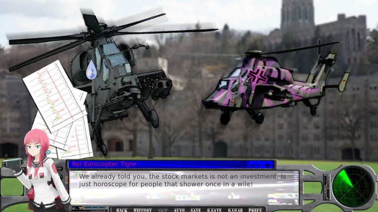 Attack Helicopter Dating Simulator screenshot