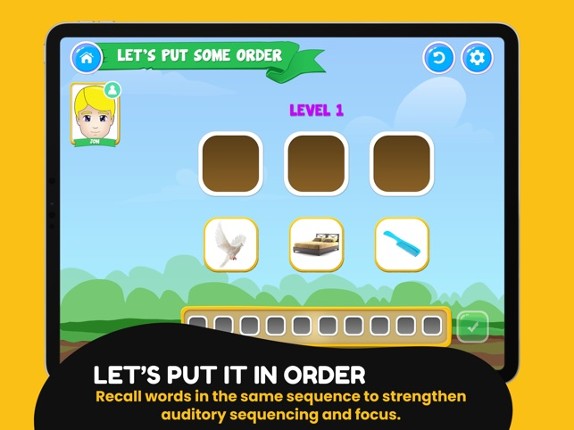 Auditory Memory Club screenshot