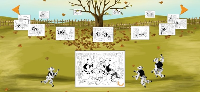 Coloreaza Capra cu Trei Iezi screenshot