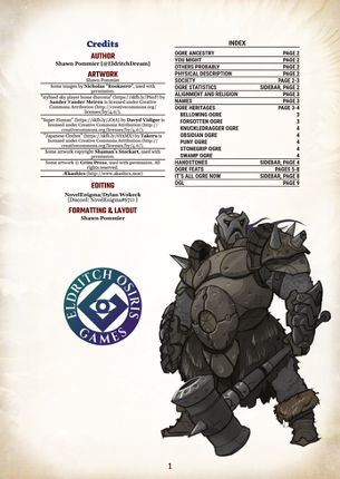 Eldritch Ancestries: Ogre Image