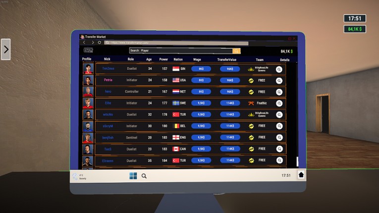 ESports Simulator screenshot