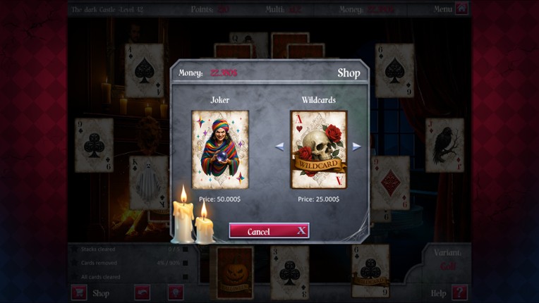 Eternal Night - Spooky Solitaire screenshot