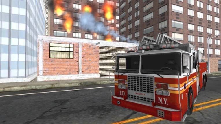 Fire-fighter 911 Emergency Truck Rescue Sim-ulator screenshot