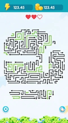 Arrow Escape Lines Image