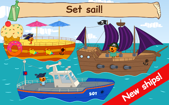 Kid-E-Cats: Sea Adventure Game screenshot