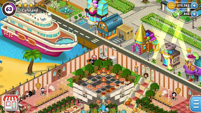 Cafeland - Restaurant Cooking screenshot