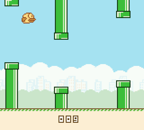 Flappy Bird Gameboy Game Cover