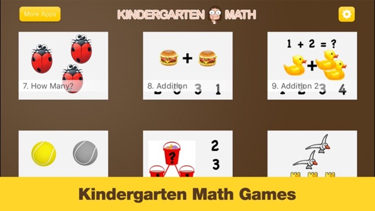 Kindergarten Math - Games for Kids in Pr-K and Preschool Learning First Numbers, Addition, and Subtraction screenshot