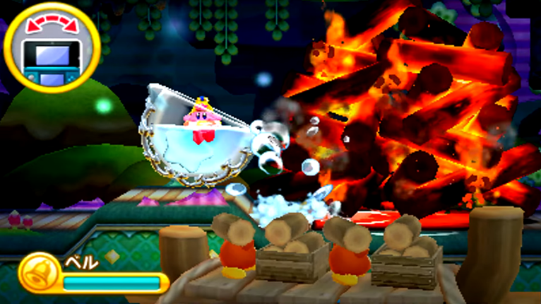 Kirby Triple Deluxe screenshot