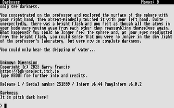 Unknown Dimension screenshot