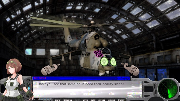 Attack Helicopter Dating Simulator screenshot