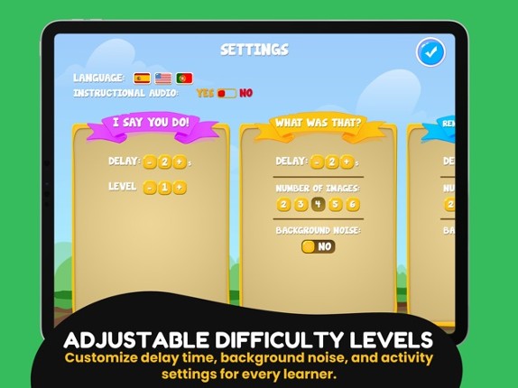 Auditory Memory Club screenshot