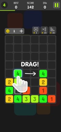 Drag And Merge Puzzle screenshot