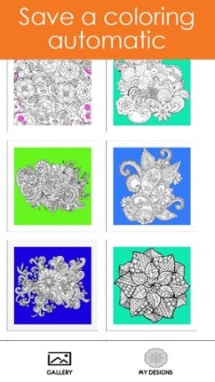 Flower Colorful - Coloring Book for Adults screenshot