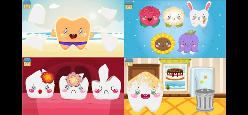 Funny Teeth: kid dentist care! screenshot