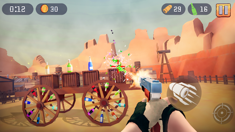 Bottle Shooting Game screenshot