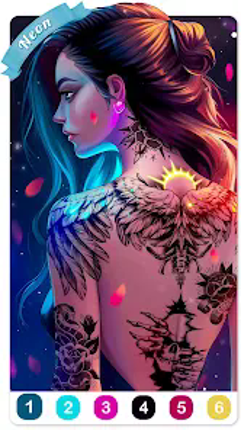 Tattoo Coloring games Image