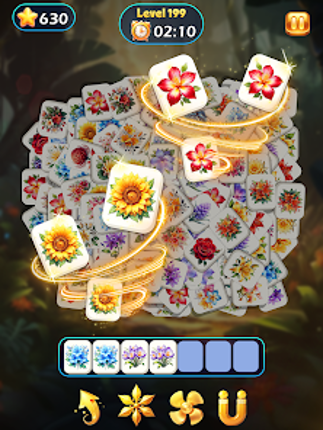 Mystical Flower - Match Tiles screenshot